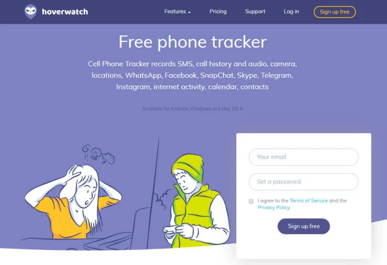 Keylogger Gratis Android HoverWatch