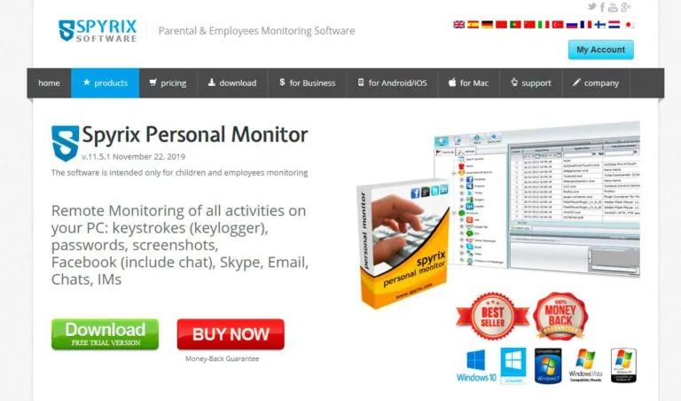 Keylogger Gratis Android & iPhone Spirix