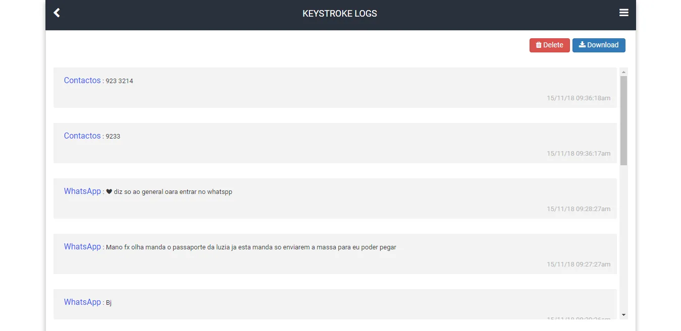 Keylogger - MobiStealth