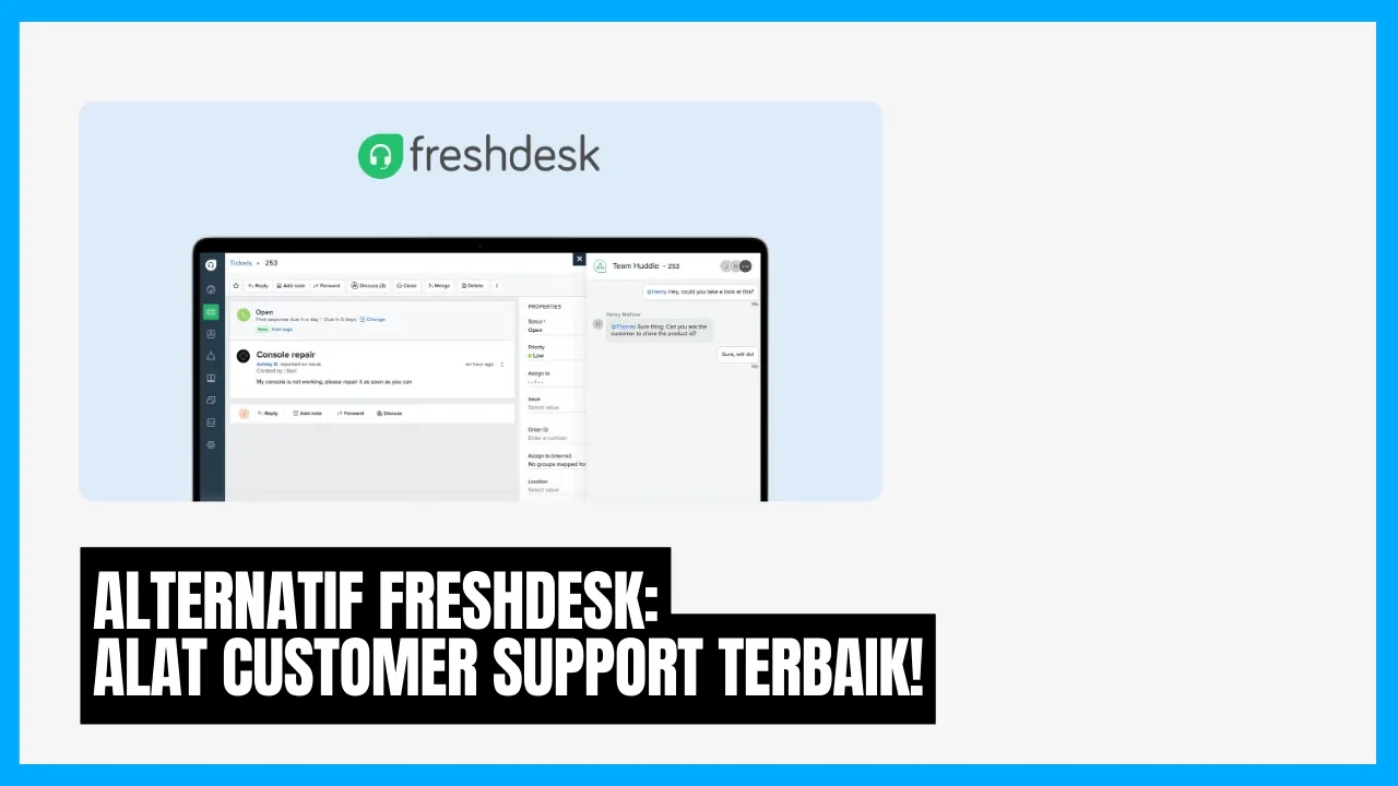 alternatif freshdesk customer support
