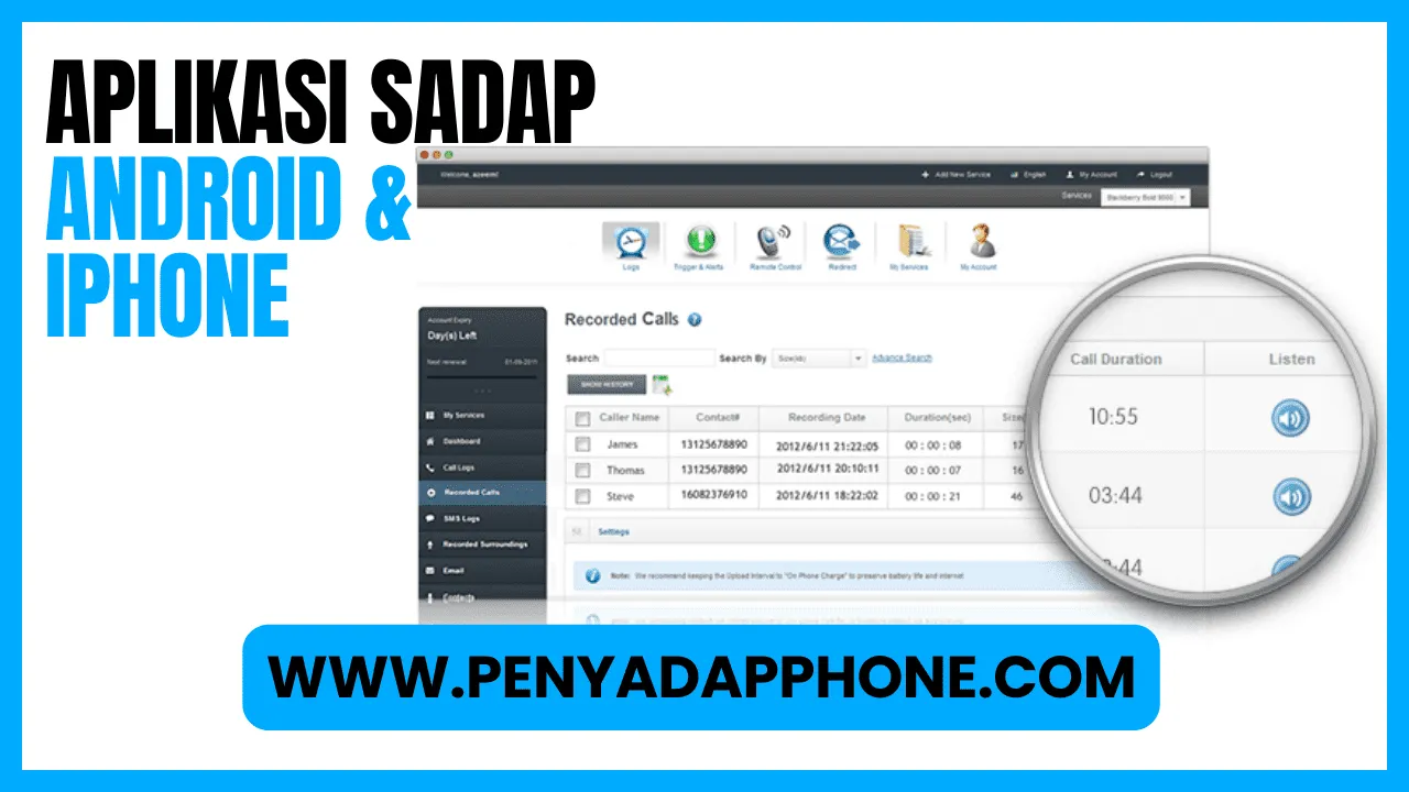 pemasangan aplikasi sadap hp