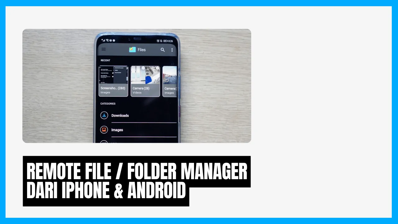 Akses Folder Manager Jarak Jauh