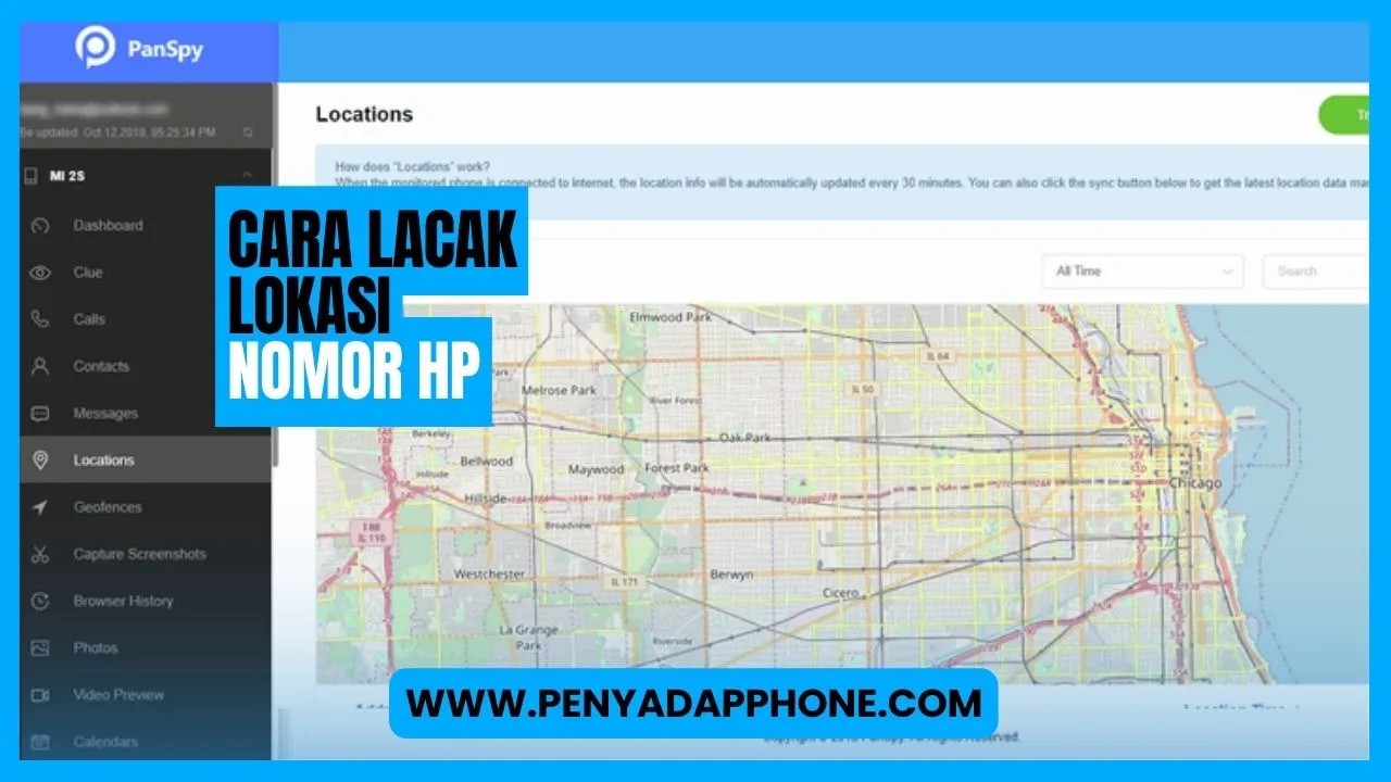 cara lacak lokasi nomor