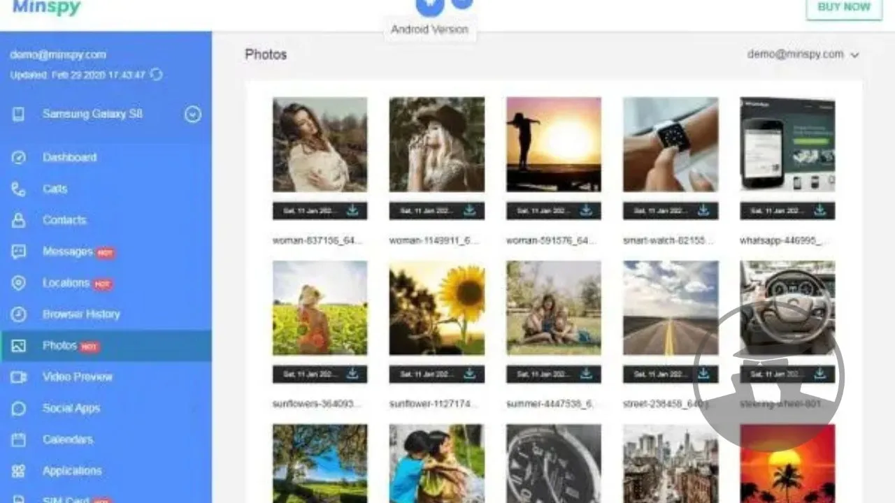 Bajak kamera android dengan MINSPY