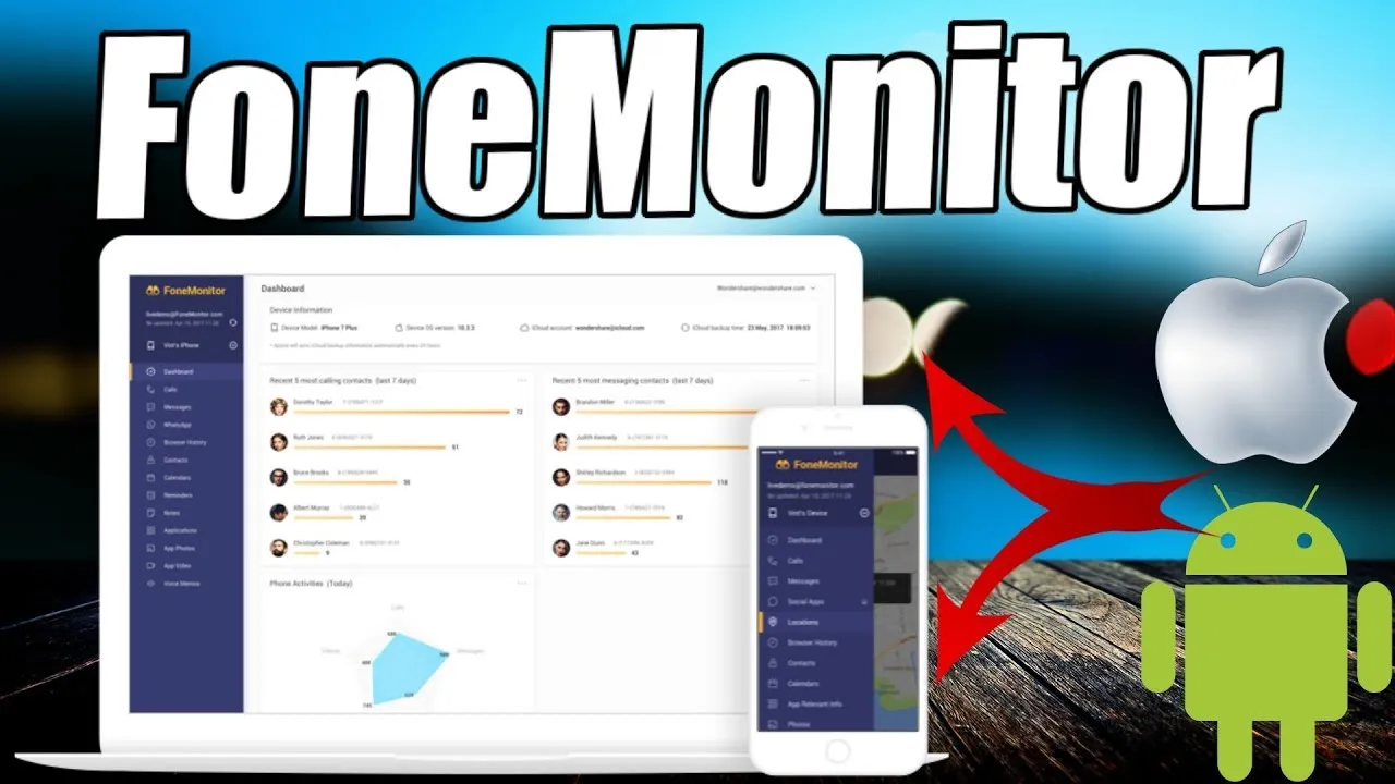 Sadap iPhone & iPad dengan FoneMonitor