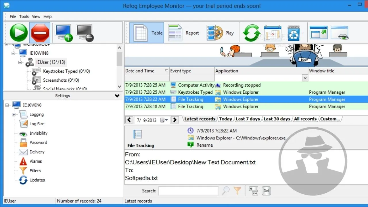Software Keylogger Refog