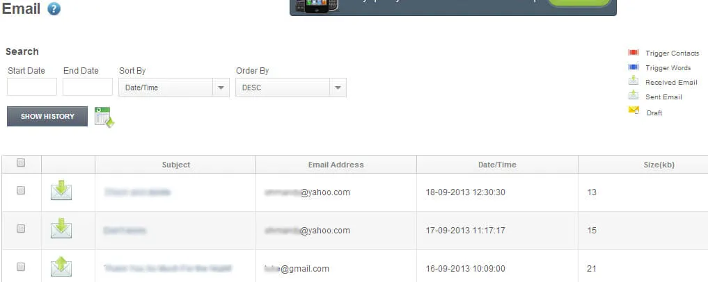 cara sadap email gmail, yahoo, aol