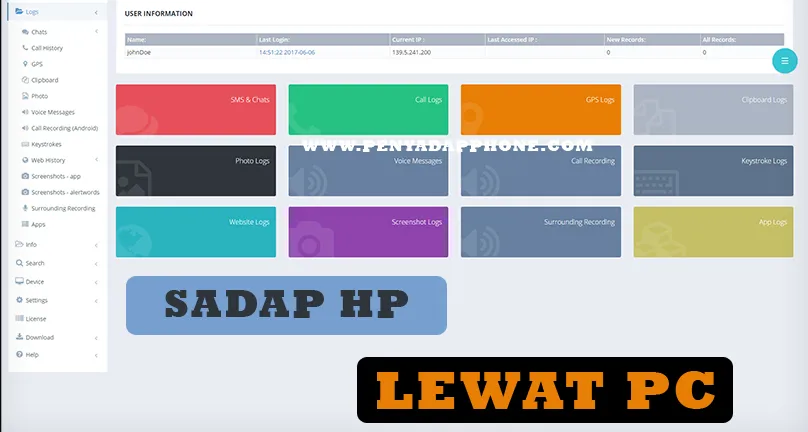 Aplikasi sadap IkeyMonitor