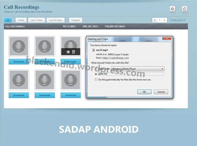 cara rekam suara hp secara jarak jauh