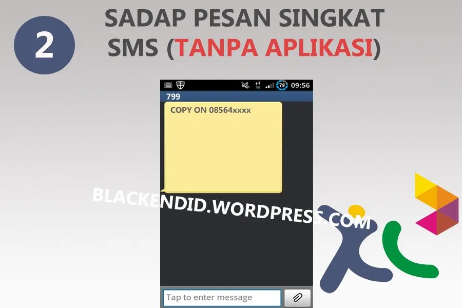 cara sadap sms kartu xl