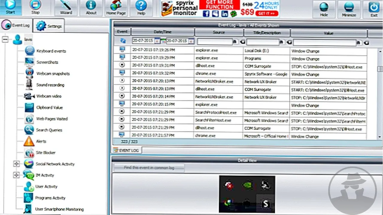 Software Penyadap - Windows Keylogger